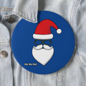 Ho Ho Ho Santa Claus Button (Beispiel)