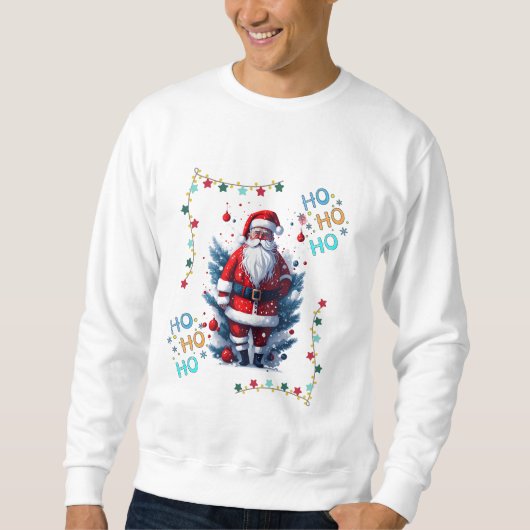 Ho Ho Ho Santa Claus Classic Sweatshirt (Vorderseite)