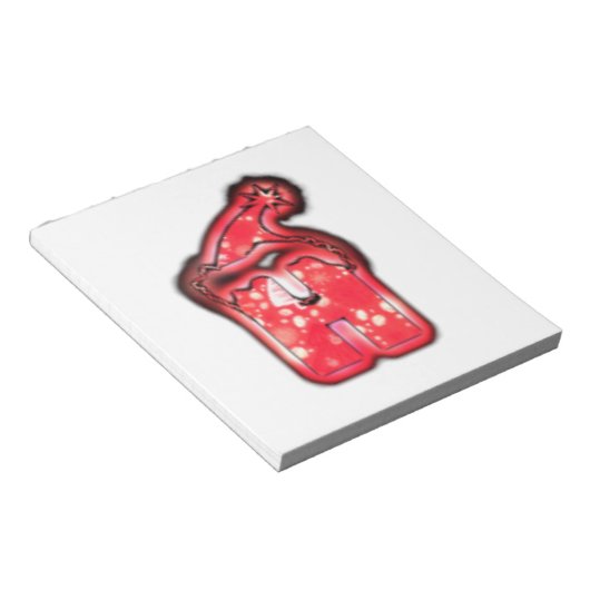 Ho Ho Ho! Santa Claus Hat Merry Christmas Star.png Notizblock (angewinkelt)