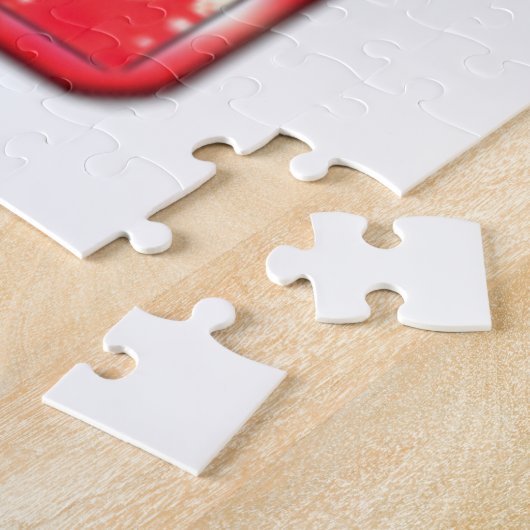 Ho Ho Ho! Santa Claus Hat Merry Christmas Star Puzzle (Seite)