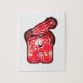 Ho Ho Ho! Santa Claus Hat Merry Christmas Star Puzzle (Vertikal)