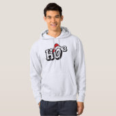 Ho Ho Ho Santa Claus Hoodie (Vorne ganz)