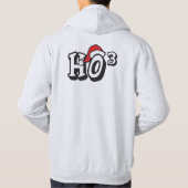 Ho Ho Ho Santa Claus Hoodie (Rückseite)