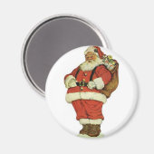 Ho Ho Ho Santa Claus Magnet (Vorderseite/Rückseite)