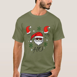 Ho Ho Ho Santa Claus T-Shirt Stilvolle Feiertage