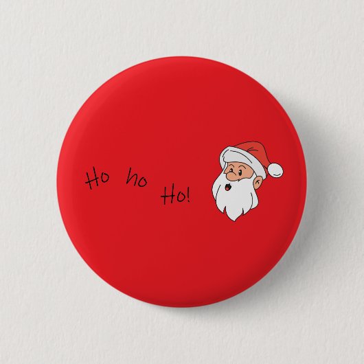 Ho ho ho santa clause button (Vorderseite)