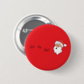 Ho ho ho santa clause button (Vorne & Hinten)