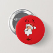 Ho ho ho santa clause button (Vorne & Hinten)