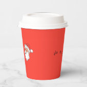 Ho ho ho santa clause  pappbecher (Links)