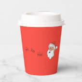 Ho ho ho santa clause  pappbecher (Rückseite)