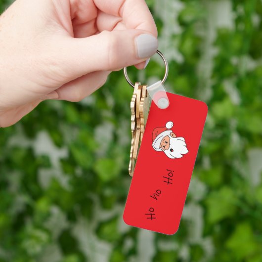 Ho ho ho santa clause schlüsselanhänger (Hand)