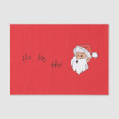 Ho ho ho santa clause  seidenpapier (Vorderseite)