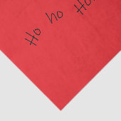 Ho ho ho santa clause seidenpapier (Ausschnitt)