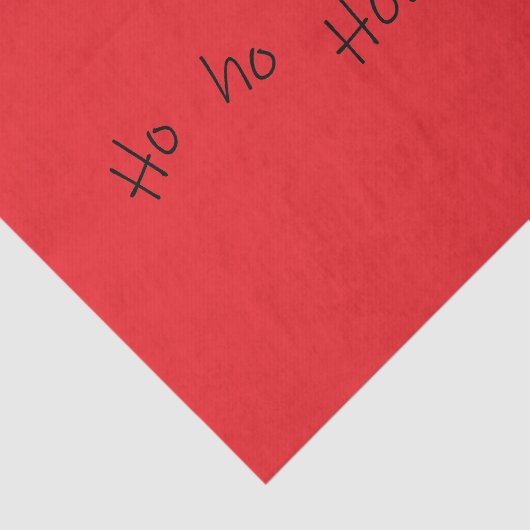 Ho ho ho santa clause  seidenpapier (Ausschnitt)