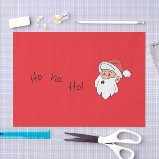Ho ho ho santa clause seidenpapier (Handwerk)