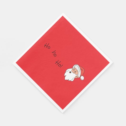 Ho ho ho santa clause  serviette (Ecke)
