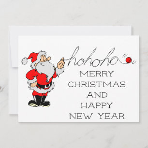 Ho Ho Ho Santa Feiertagskarte