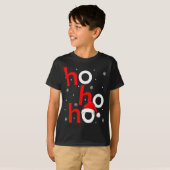 Ho Ho Ho Santa Funny Christmas Pajamas Men Women K T-Shirt (Vorne ganz)