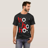Ho Ho Ho Santa Funny Christmas Pajamas Men Women K T-Shirt (Vorne ganz)