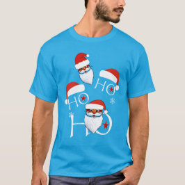 Ho Ho Ho Santa für Feierlichkeiten T-Shirt