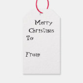 Ho Ho Ho Santa Geschenkanhänger (Rückseite)