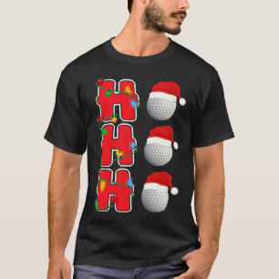 Ho-ho-ho Santa Golf Weihnachtsgeschenk T-Shirt