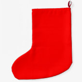 Ho Ho Ho Santa Großer Weihnachtsstrumpf (Rückseite)