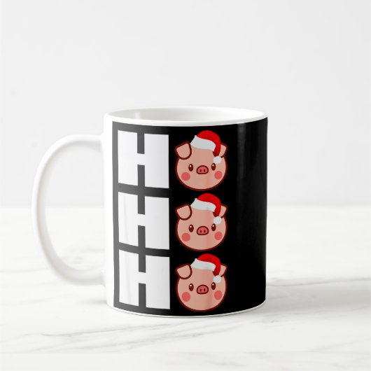 Ho Ho Ho Santa Hat Funny G Christmas Tee Kaffeetasse (Links)