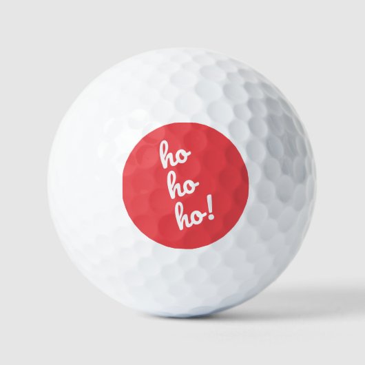 Ho Ho Ho! Santa Ho Christmas Golfball (Vorderseite)