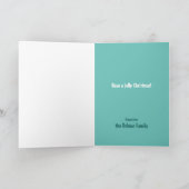 Ho Ho Ho Santa individuell anpassbar Karte (Innenseite)