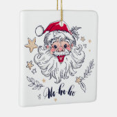 Ho Ho Ho Santa Keramik Keramikornament (Rechts)