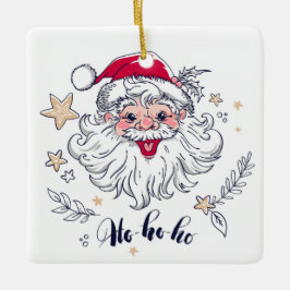 Ho Ho Ho Santa Keramik Keramikornament