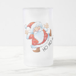 Ho Ho Ho Santa Mattglas Bierglas