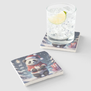 HO.HO.HO SANTA PANDA STEINUNTERSETZER
