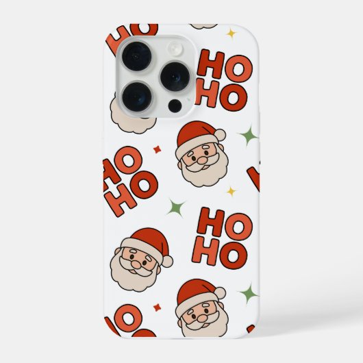 Ho Ho Ho Santa Phone Case – Festive Christmas iPhone Hülle (Rückseite)