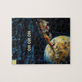Ho Ho Ho Santa puzzle (Horizontal)