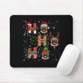 Ho Ho Ho Santa Reindeer Hat Elf Matching Mops Xmas Mousepad (Mit Mouse)