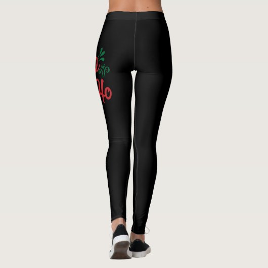 Ho Ho Ho Santa Sleight Vehicle Leggings (Rückseite)