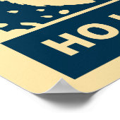 Ho Ho Ho Santaclaus Moderne Pop Kunst Poster (Ecke)