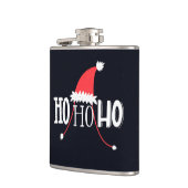 Ho Ho Ho Santas Hat Flachmann (Links)