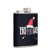 Ho Ho Ho Santas Hat Flachmann (Rechts)