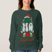 Ho Ho Ho Santa's Lieblings-Anwesen Agent Weihnacht Sweatshirt (Vorderseite)