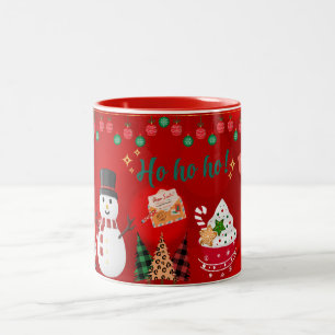 Ho ho ho, Schneemann Frohe Weihnachten Kaffeetasse