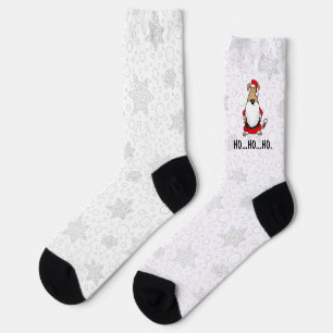 HO HO HO Sehr lustig Weihnachtskostüm Dog Sarcasti Socken