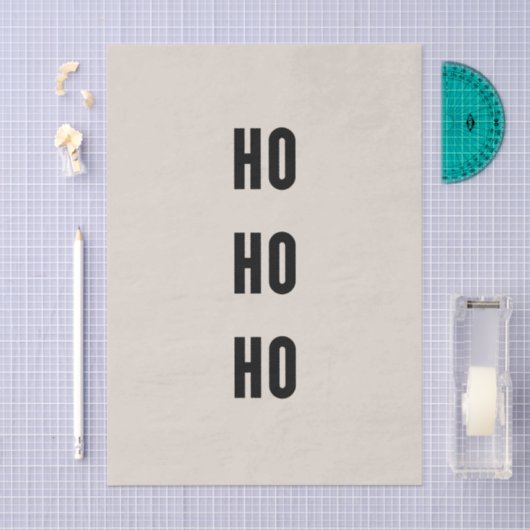 Ho Ho Ho Seidenpapier (Handwerk)