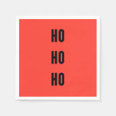 Ho Ho Ho Serviette (Vorderseite)