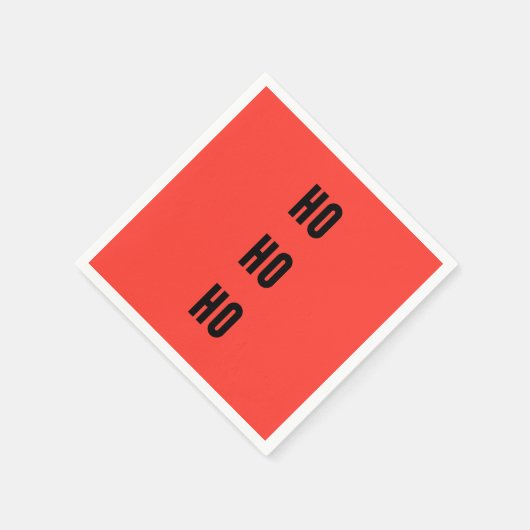 Ho Ho Ho Serviette (Ecke)