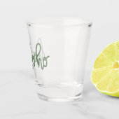 Ho Ho Ho Skript Holiday Text Schnapsglas (Rechts)