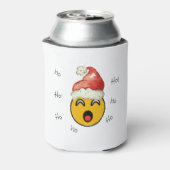 Ho Ho Ho smiley santa Dosenkühler (Kanne Rückseite)