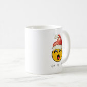Ho Ho Ho smiley santa Kaffeetasse (VorderseiteRechts)